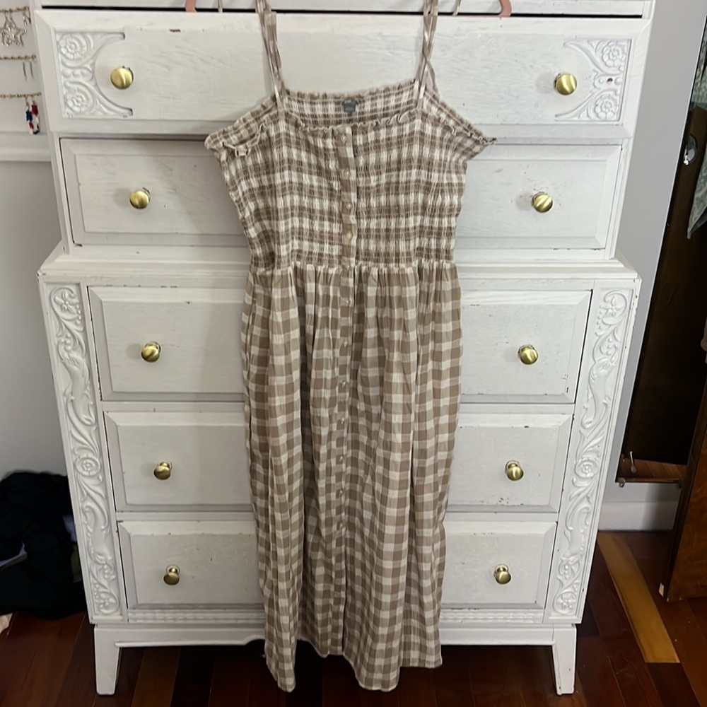 Aerie NWT smocked midi dress